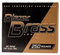 CCI 40SW Blazer 180gr FMJ Brass 250rd Box