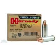Hornady 38 Special P 110gr FTX Critical Defense