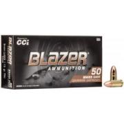 CCI Blazer Brass 9mm Ammo 115 Grain FMJ 50 rd