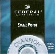 Federal Small Pistol Primer F100 1000 count