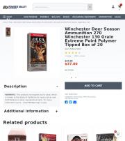 Winchester Ammunition 270 Winchester 130 Grain