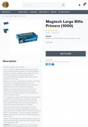Magtech Large Rifle Primers 1000