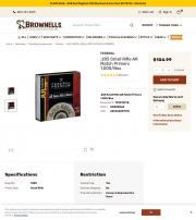 FEDERAL GOLD MEDAL AR MATCH SMALL RIFLE PRIMERS
