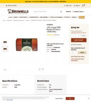 FEDERAL PREMIUM GOLD MEDAL LARGE RIFLE MATCH