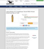 Lapua Brass 6 5 Creedmoor Small Rifle Primer