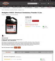Hodgdon H4831 Shortcut Smokeless Powder 8 Lbs