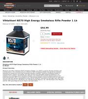 VihtaVuori N570 High Energy Smokeless Rifle