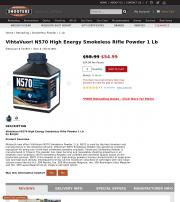 VihtaVuori N570 High Energy Smokeless Rifle