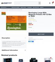 Remington Large Rifle Magnum Primers 9 1 2 Box