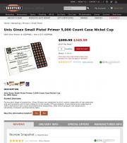 Unis Ginex Small Pistol Primer 5 000 Count Case