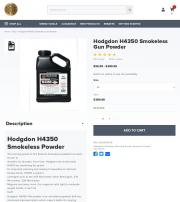 Hodgdon H4350 Smokeless Gun Powder 8