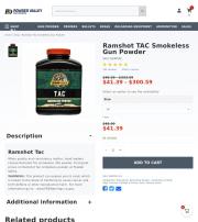 Ramshot TAC Smokeless Gun Powder 1