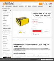 Berger Bullets 30 Cal 115gr FB Target 30721 Qty