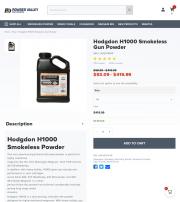 Hodgdon H1000 Smokeless Gun Powder 8