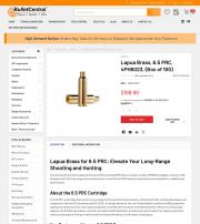 Lapua Brass 6 5 PRC 4PH6023 Box of 100