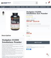 Hodgdon H1000 Smokeless Gun Powder 1