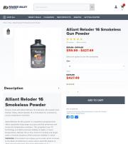 Alliant Reloder 16 Smokeless Gun Powder 8