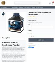Vihtavuori N570 Smokeless Gun Powder 1