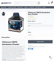 Vihtavuori N570 Smokeless Gun Powder 1