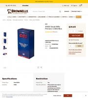 CCI SMALL RIFLE PRIMERS 400 SMALL RIFLE PRIMERS