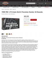 7MM PRC 175 Grain ELD X Precision Hunter 20