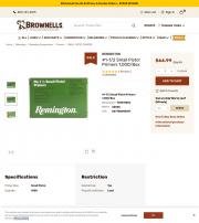 REMINGTON SMALL PISTOL PRIMERS 1 1 2 SMALL