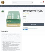 Remington Premier STS 209 Shotshell Primers Box