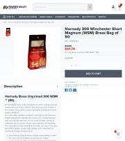 Hornady 300 Winchester Short Magnum WSM Brass