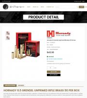 Hornady 6 5 Grendel Unprimed Rifle Brass 50 Per