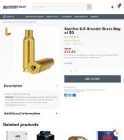 Starline 6 5 Grendel Brass Bag of 50