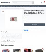 Hornady Ammunition 6mm Creedmoor 80 Grain ELD VT