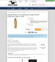 Lapua Brass 6 5 Creedmoor Large Primer Unprimed