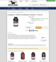 Hodgdon H4350 Smokeless Powder 1 Pound