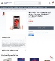 Hornady 264 Diameter 100 Grain Polymer Tip ELD