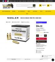 NOS NC BRASS 7MM PRC 50rd BOX