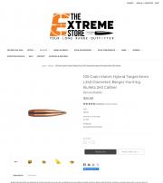 105 Grain Match Hybrid Target 6mm 243 Diameter