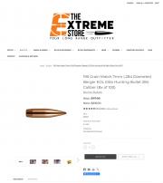 195 Grain Match 7mm 284 Diameter Berger EOL