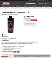 Alliant Reloder TS 15 5 Powder 1 Lb