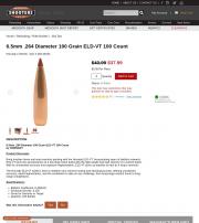 Hornady 6 5mm 264 Diameter 100 Grain ELD VT 100