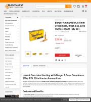 Berger Ammunition 6 5mm Creedmoor 156gr EOL
