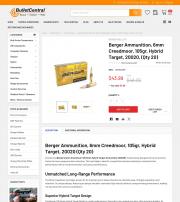 Berger Ammunition 6mm Creedmoor 105gr Hybrid
