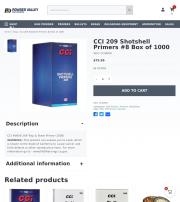 CCI 209 Shotshell Primers 8 Box of 1000
