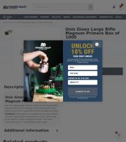 Unis Ginex Large Rifle Magnum Primers Box of