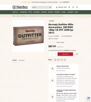 Hornady Outfitter Rifle Ammunition 300 RUM 180gr