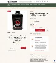 Alliant Powder Reloder TS 15 5 Rifle Powder 8 lb