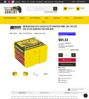 Berger Bullets 28550 Elite Hunter 7mm 284 195 gr