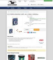 Cci Percussion Caps 11 Mag 1000 bx