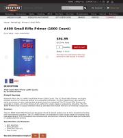 400 Small Rifle Primer 1000 Count