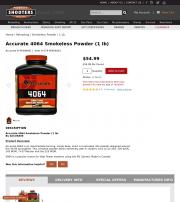 Accurate 4064 Smokeless Powder 1 lb