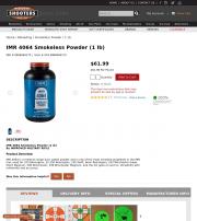 IMR 4064 Smokeless Powder 1 lb